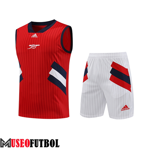 Camiseta Entrenamiento sin mangas + Cortos Arsenal Rojo 2023/2024