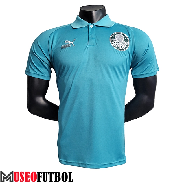 Camiseta Polo Palmeiras Azul Claro 2023/2024