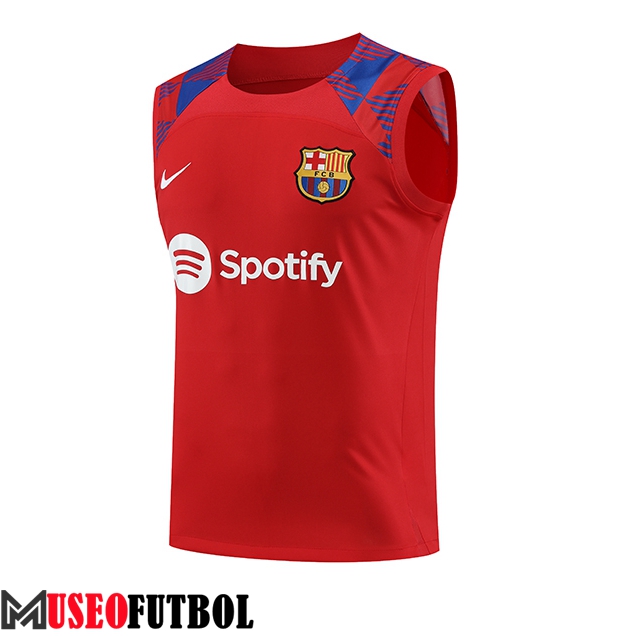 Chalecos De Futbol FC Barcelona Rojo 2023/2024