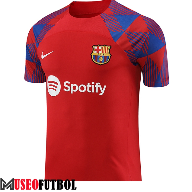 Camiseta Entrenamiento FC Barcelona Rojo 2023/2024