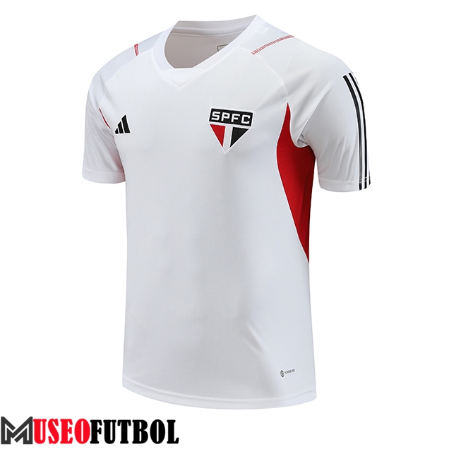 Camiseta Entrenamiento Sao Paulo FC Blanco 2023/2024 -02