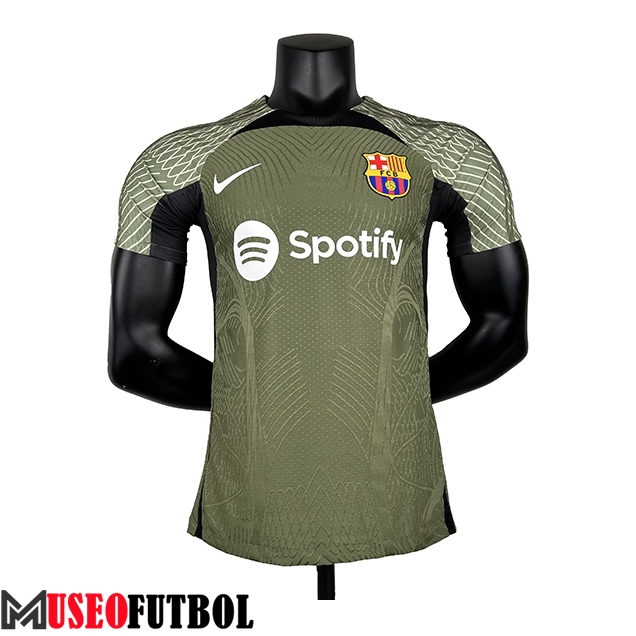 Camiseta Entrenamiento FC Barcelona Verde 2023/2024 -02