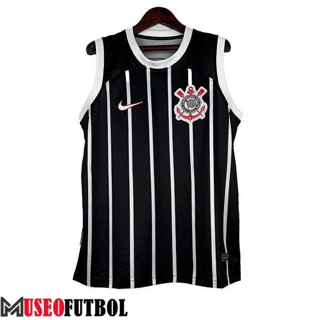 Chalecos De Futbol Corinthians Negro/Blanco 2023/2024