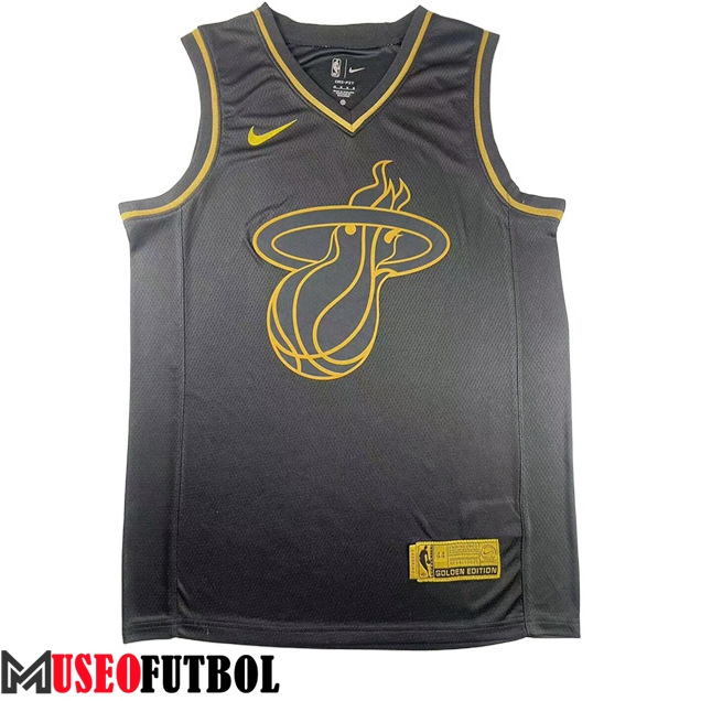 Camisetas Miami Heat (WADE #3) 2023/24 Negro