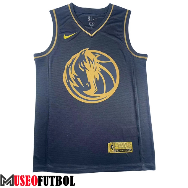 Camisetas Dallas Mavericks (DONCIC #77) 2023/24 Negro