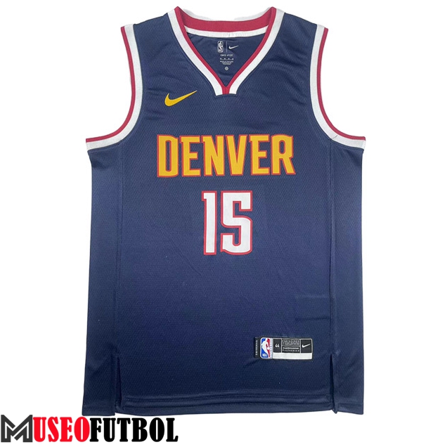 Camisetas Denver Nuggets (JOKIC #15) 2023/24 Azul marino