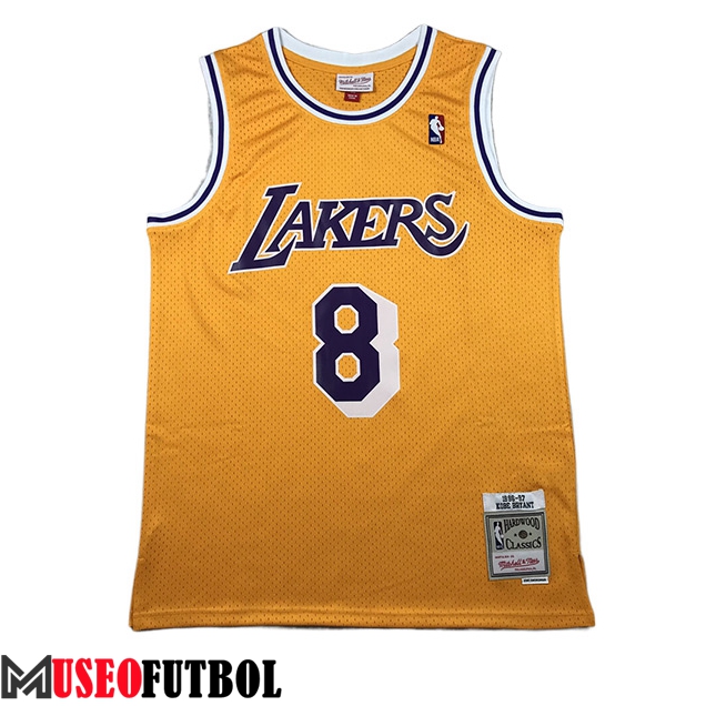 Camisetas Los Angeles Lakers (BRYANL #8) 2023/24 Amarillo