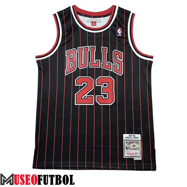 Camisetas Chicago Bulls (JORDAN #23) 2023/24 Negro/Rojo