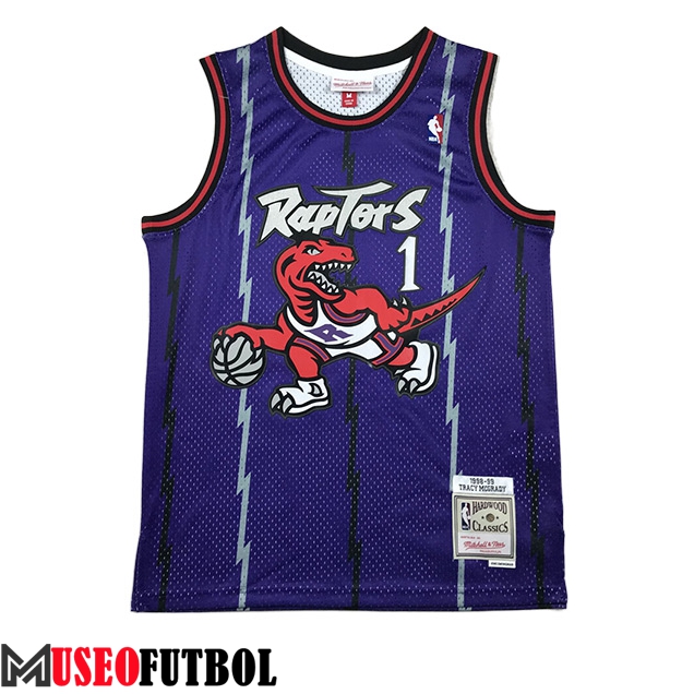 Camisetas Toronto Raptors (MCGRADY #1) 2023/24 Violeta