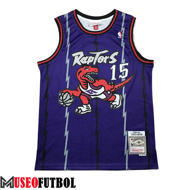 Camisetas Toronto Raptors (CARTER #15) 2023/24 Violeta