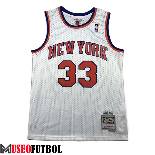 Camisetas New York Knicks (EWING #33) 2023/24 Blanco