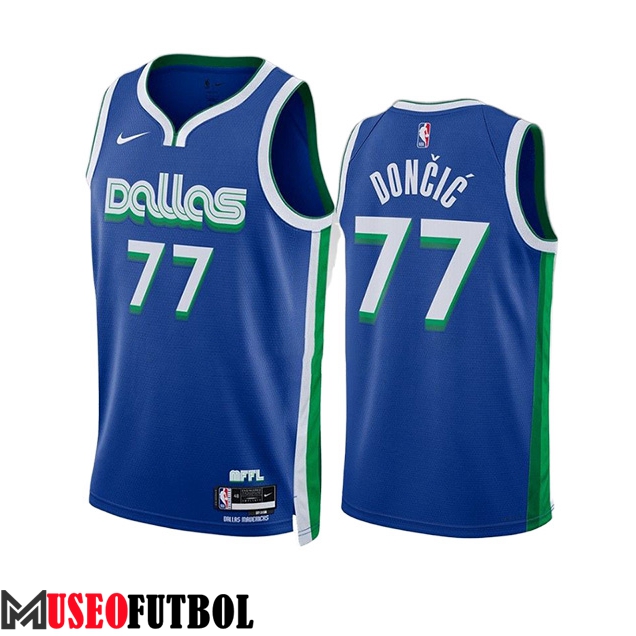 Camisetas Dallas Mavericks (DONCIC #77) 2023/24 Azul