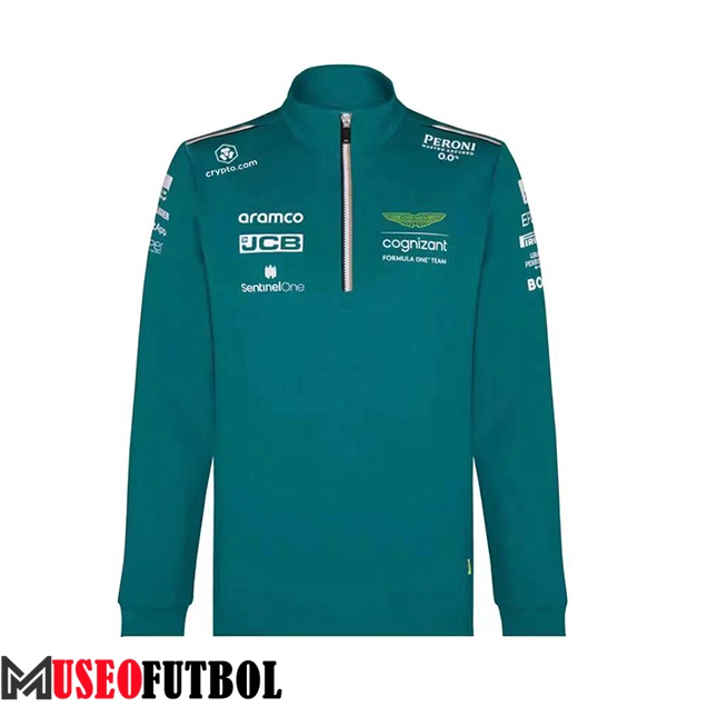 Sudadera F1 Aston Martin Team Verde 2023