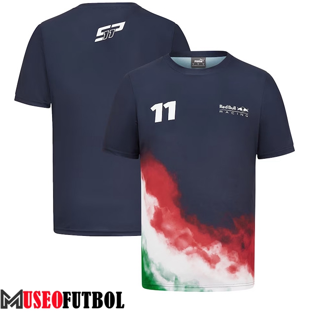 Camiseta de manga corta F1 RedBull Racing Team Azul marino 2023 -02