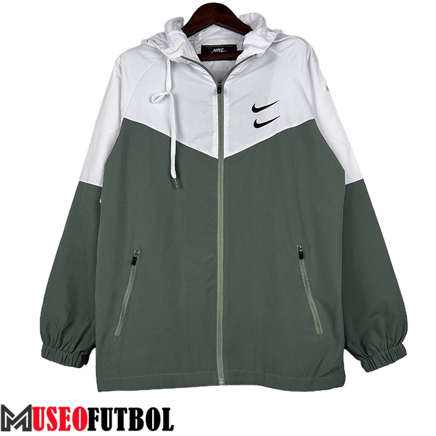 Rompevientos Nike Verde/Blanco 2023/2024