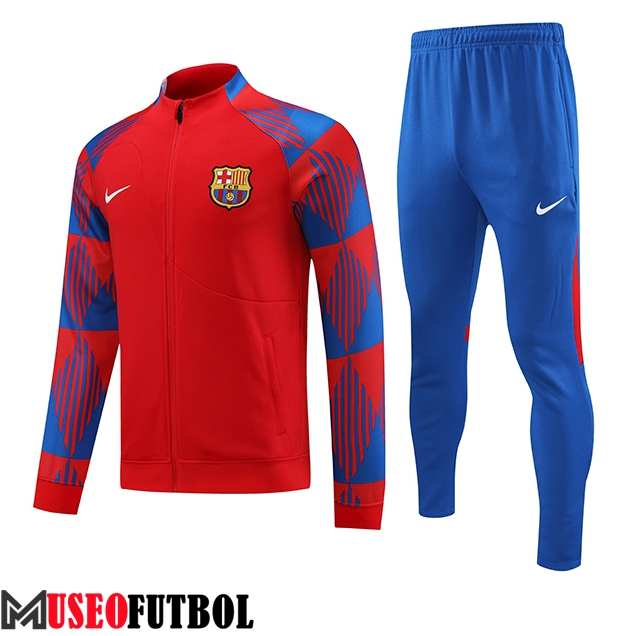 Chandal Equipos De Futbol - Chaqueta FC Barcelona Rojo 2023/2024