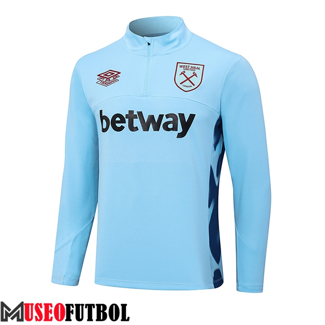 Sudadera De Entrenamiento West Ham Azul Claro 2023/2024