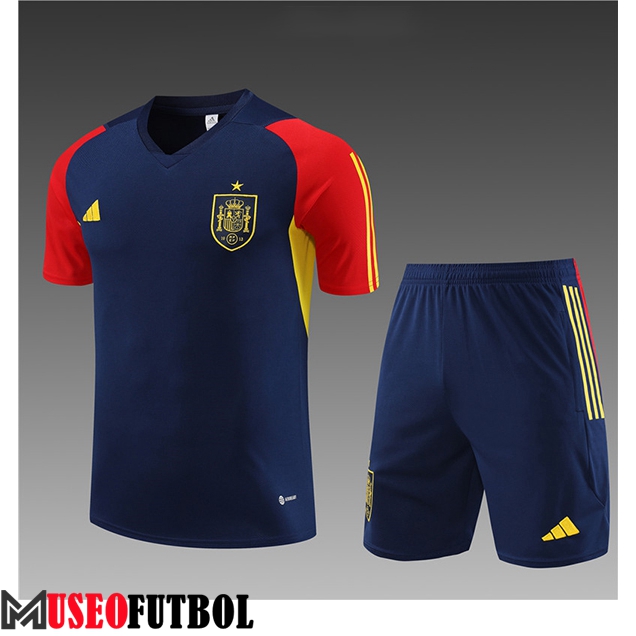 Camiseta Entrenamiento + Cortos España Ninos Azul marino 2023/2024