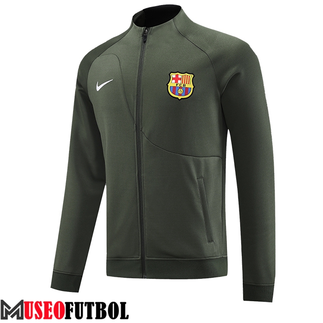 Chaquetas Futbol FC Barcelona Verde 2023/2024