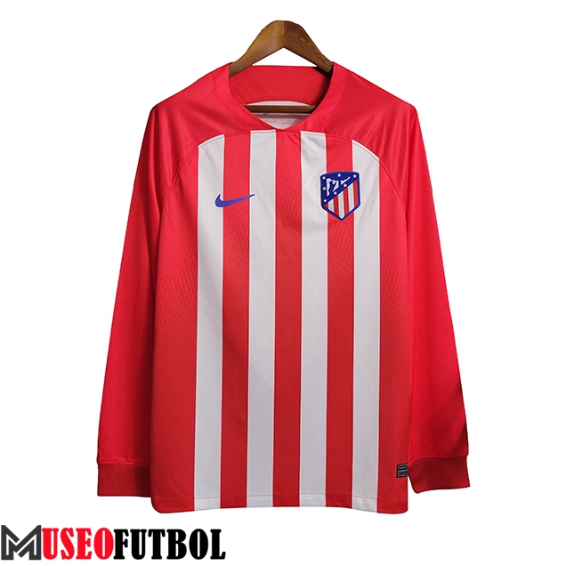 Camisetas De Futbol Atletico Madrid Primera Manga Larga 2023/2024