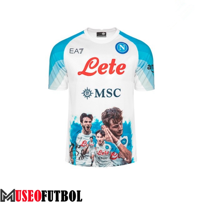 SSC Napoli Face Game Kvaratskhelia Match Shirt 2022/2023