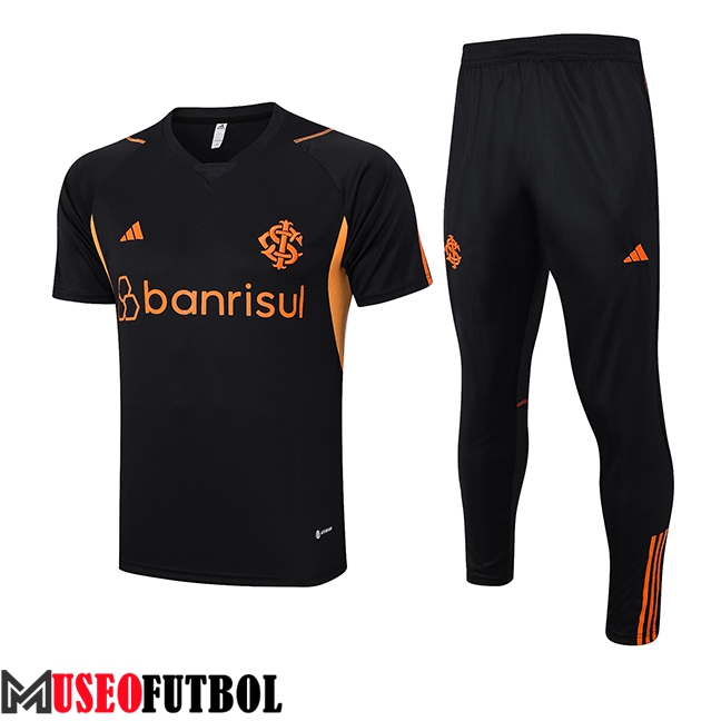 Camiseta Entrenamiento + Pantalones Brasil Negro 2023/2024