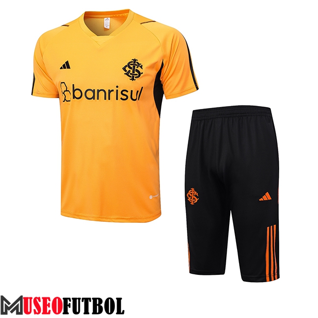 Camiseta Entrenamiento + Cortos Brasil Naranja 2023/2024