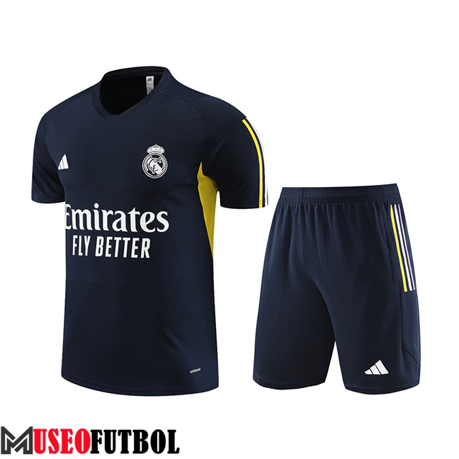 Camiseta Entrenamiento + Cortos Real Madrid Azul marino 2023/2024