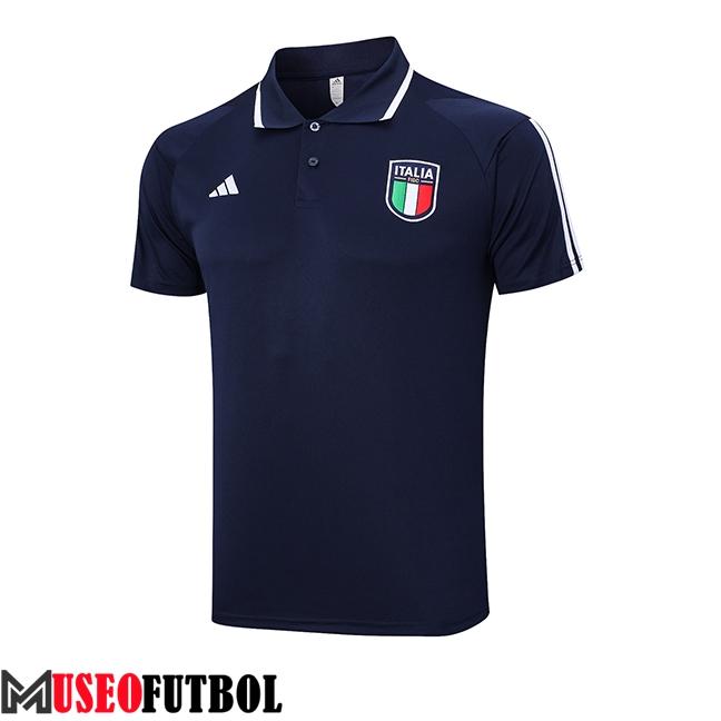 Camiseta Polo Italia Azul marino 2023/2024 -04