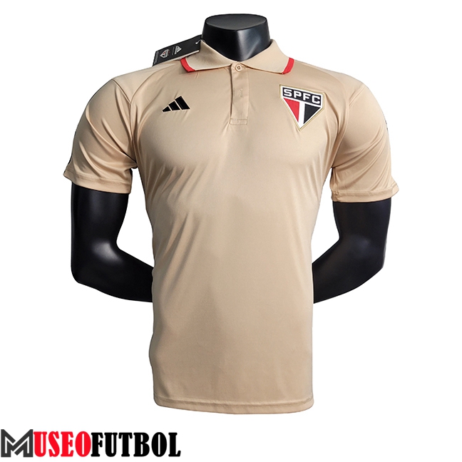 Camiseta Polo Sao Paulo FC Marrón 2023/2024