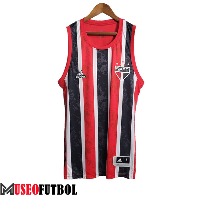 Chalecos De Futbol Sao Paulo FC Rojo/Negro 2023/2024