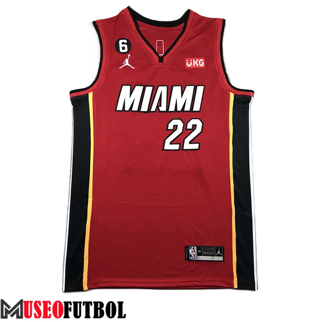 Camisetas Miami Heat (BUTLER #22) 2023/24 Rojo -02