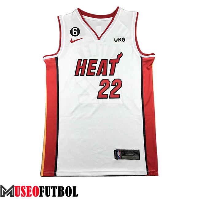 Camisetas Miami Heat (BUTLER #22) 2023/24 Blanco