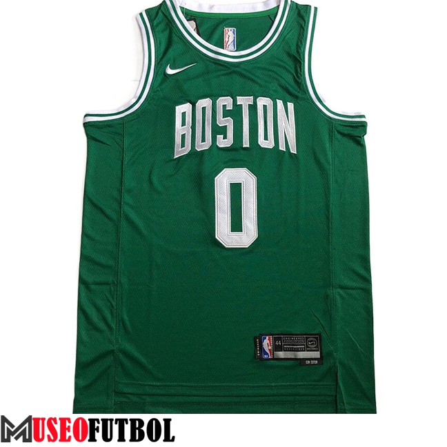 Camisetas Boston Celtics (TATUM #0) 2023/24 Verde