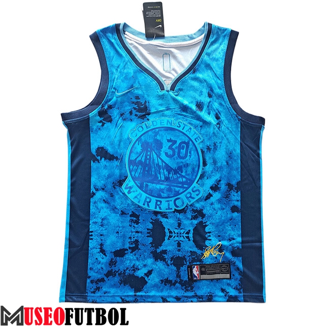 Camisetas Golden State Warriors (CURRY #30) 2023/24 Azul -02