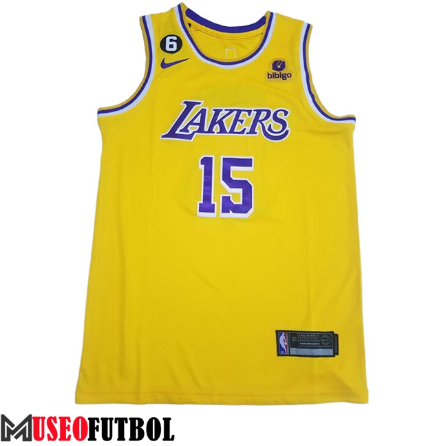 Camisetas Los Angeles Lakers (REAVES #15) 2023/24 Amarillo