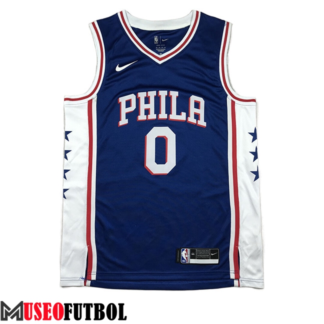 Camisetas Philadelphia 76ers (MAXEY #0) 2023/24 Azul