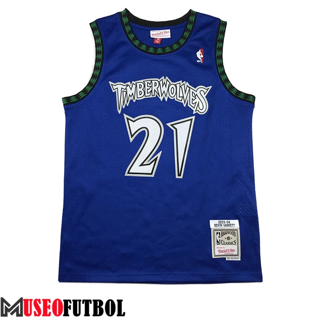 Camisetas Minnesota Timberwolves (GARNETT #21) 2023/24 Azul