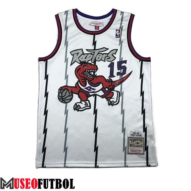 Camisetas Toronto Raptors (CARTER #15) 2023/24 Blanco