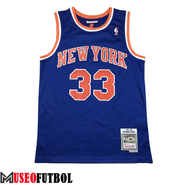 Camisetas New York Knicks (EWING #33) 2023/24 Azul