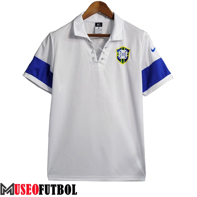 Camisetas De Futbol Brasil Retro Blanco 2004