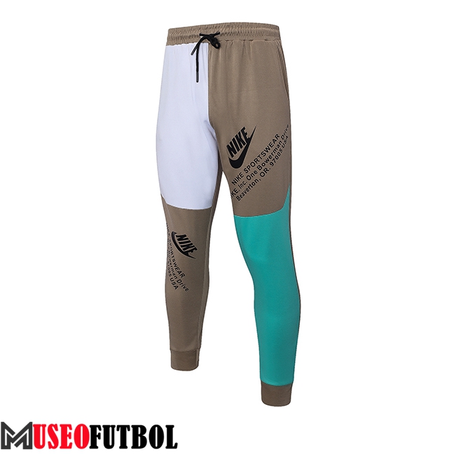 Pantalon Entrenamiento Nike Blanco/Verde/Marrón 2023/2024