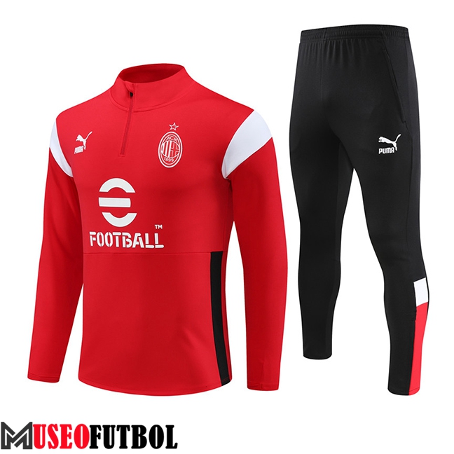 Chandal Equipos De Futbol AC Milan Rojo 2023/2024