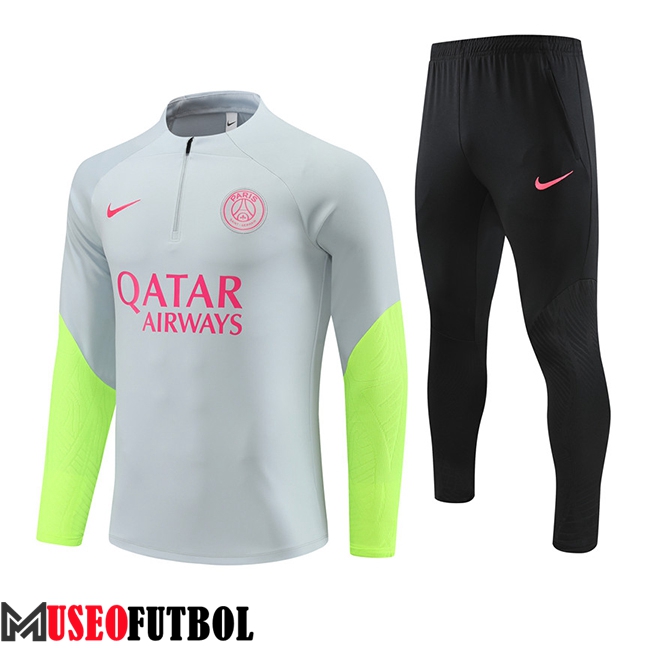 Chandal Equipos De Futbol PSG Gris Claro 2023/2024