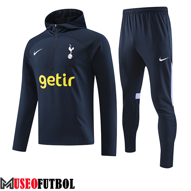 Chaqueta Con Capucha Chandal Tottenham Hotspurs Azul marino 2023/2024