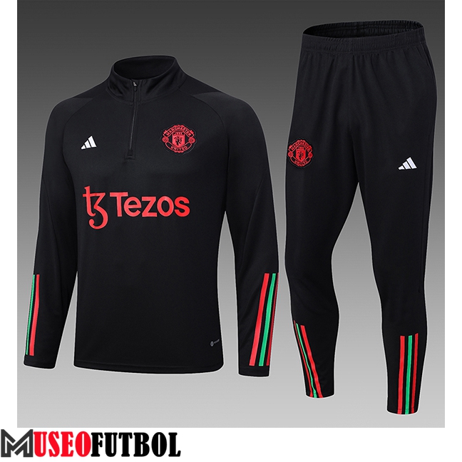 Chandal Equipos De Futbol Manchester United Ninos Negro 2023/2024 -02