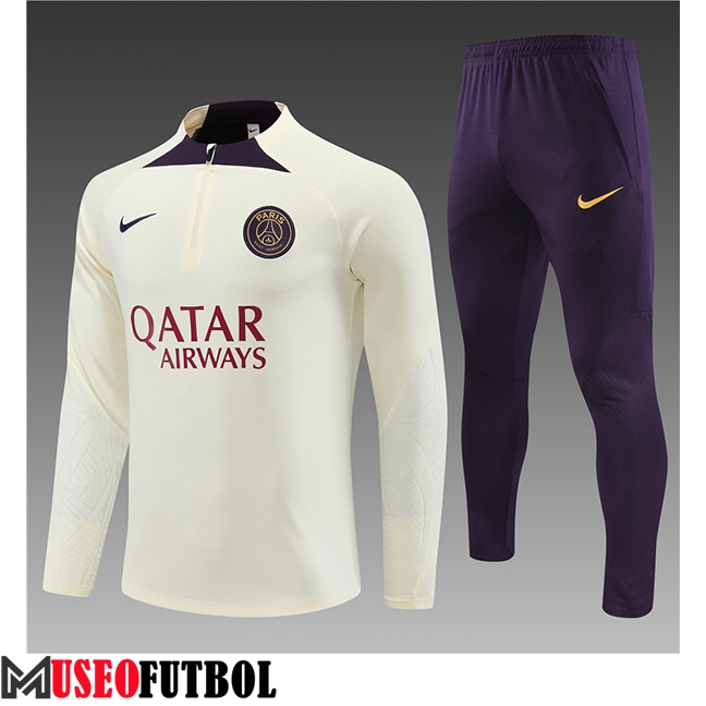 Chandal Equipos De Futbol PSG Ninos Blanco 2023/2024 -02