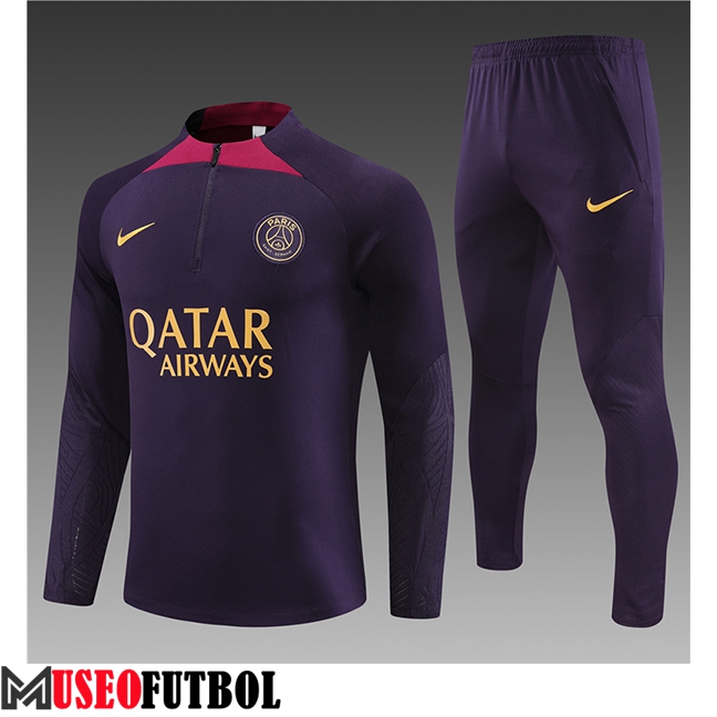 Chandal Equipos De Futbol PSG Ninos Violeta 2023/2024 -02