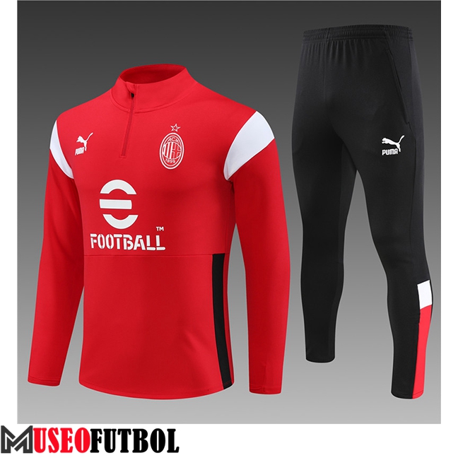 Chandal Equipos De Futbol AC Milan Ninos Rojo 2023/2024