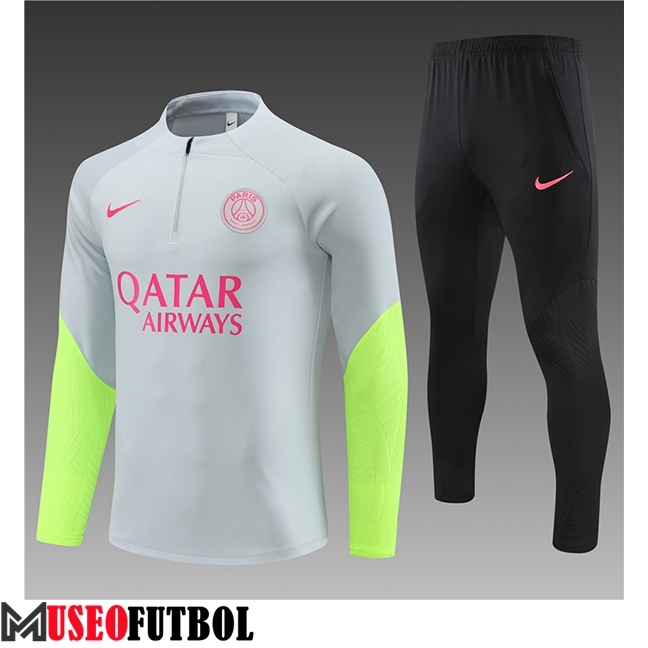 Chandal Equipos De Futbol PSG Ninos Gris Claro 2023/2024